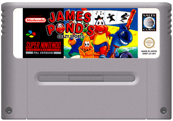 James Pond's Crazy Sports media 4 for Super Nintendo